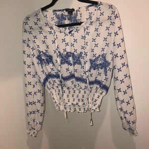 Long Sleeve Crop Top